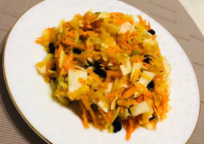 Лёгкий витаминный салат без вреда для фигуры