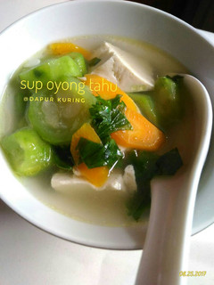 Foto resep Sup oyong tahu