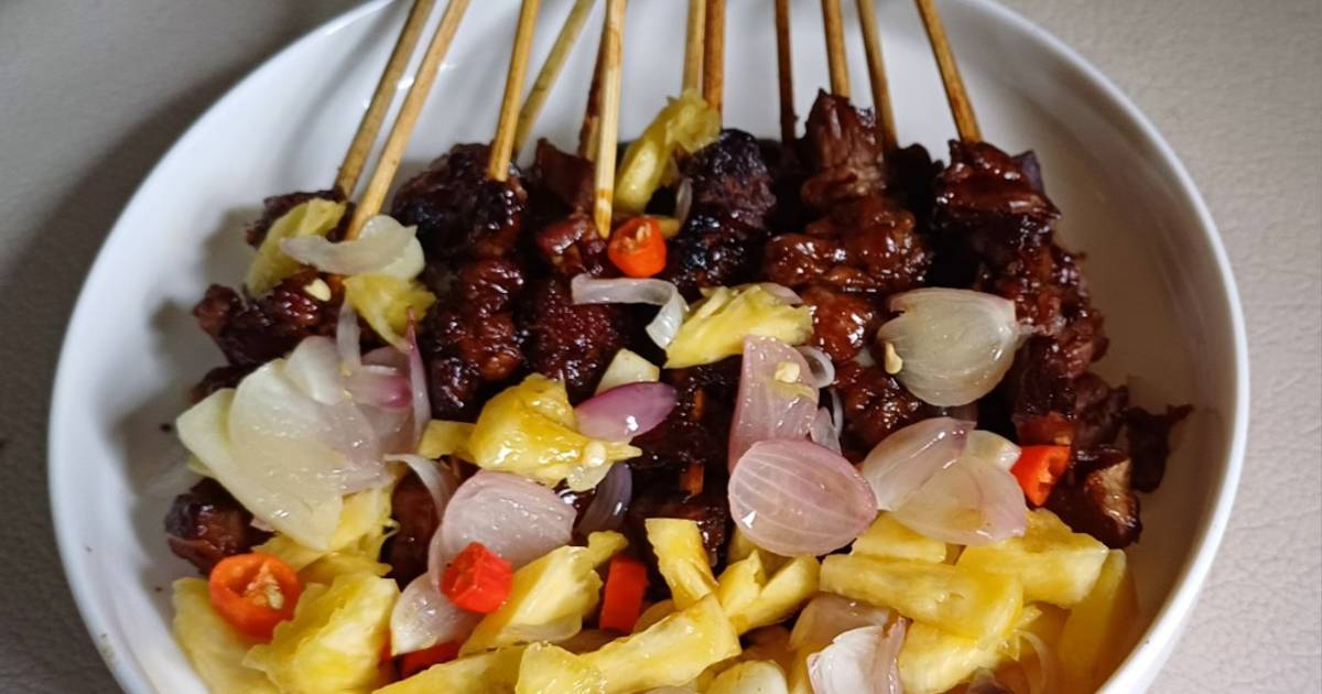 Resep Sate Daging Sapi Rasanya Maknyus