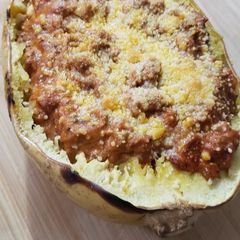 A picture of Easy philly spaghetti squash.