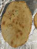 Homemade naan