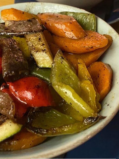 Foto de Grelhado de Legumes com azeite aromatizado