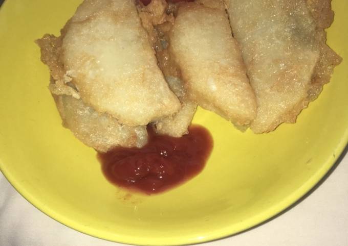 How to Make Homemade Quick &amp; easy Fried yam &amp; egg🍘🥟