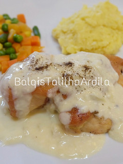 Foto resep Grilled Chicken with creamy sauce rumahan