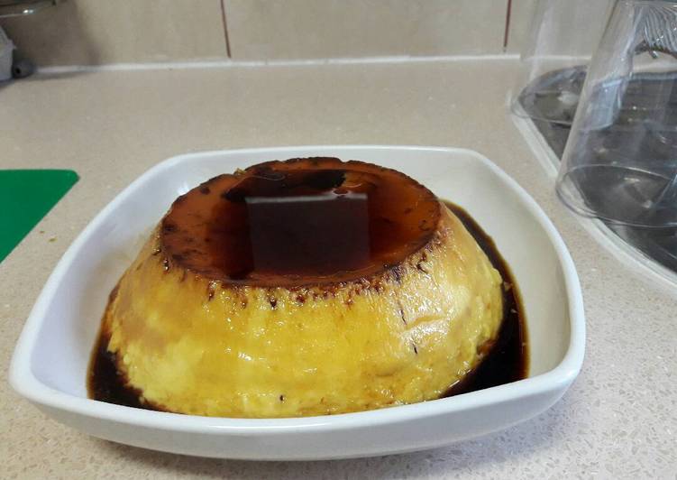 Steps to Make Super Quick Homemade Flan de huevo en olla rápida