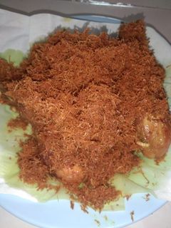 Foto resep Ayam serundeng kelapa