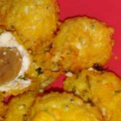A picture of Tahu rambutan isi bakso (tanpa telur).