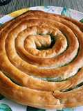 Spanakopita! A very very good spinach pie!