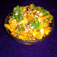 A picture of Karela arwi fry.