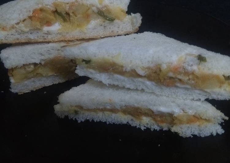 Recipe of Favorite Veg Sandwich