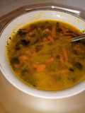 লেমন কোরিয়েন্ডার স্যুপ (lemon coriander soup recipe in Bengali)