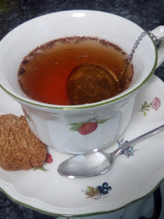 Una foto de Infusión de té rojo y frutos del bosque