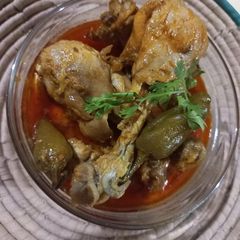 Instant achari sauce chicken 😋😋 A picture of Instant achari sauce chicken 😋😋.