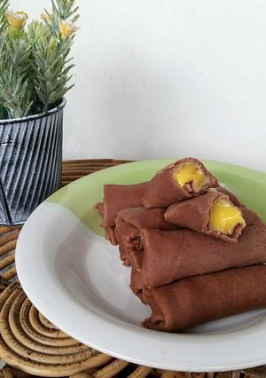 Foto resep Dadar Gulung Isi Vla Custard