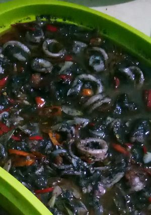 Foto resep Cumi Oseng Tinta Hitam