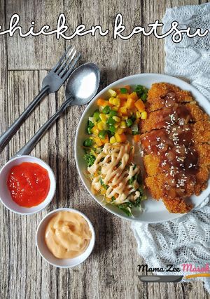 Foto resep Chicken Katsu dengan Salad Sayuran Sederhana