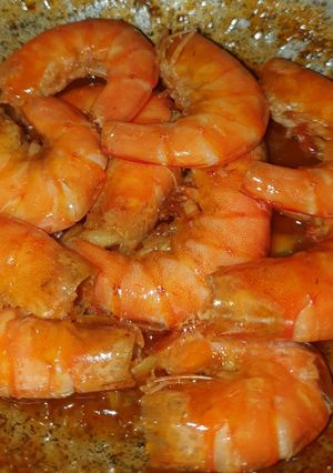 Hình của món Tôm rim mặn.