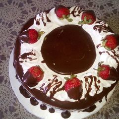 Black Forest cake(yummy and soft) A picture of Black Forest cake(yummy and soft).