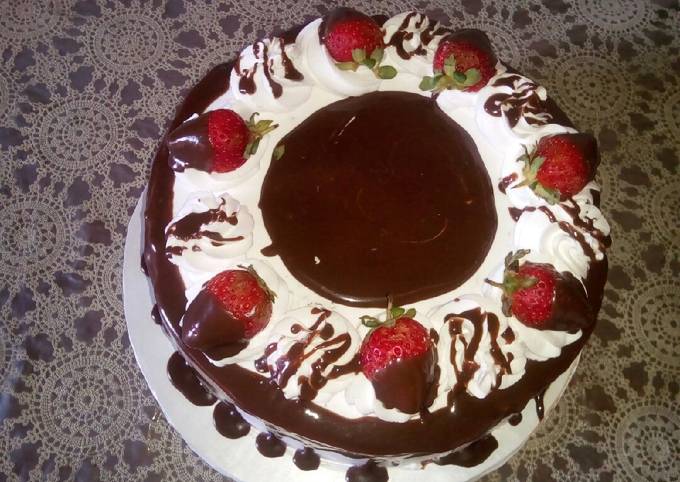 Recipe of Quick Black Forest cake(yummy and soft)