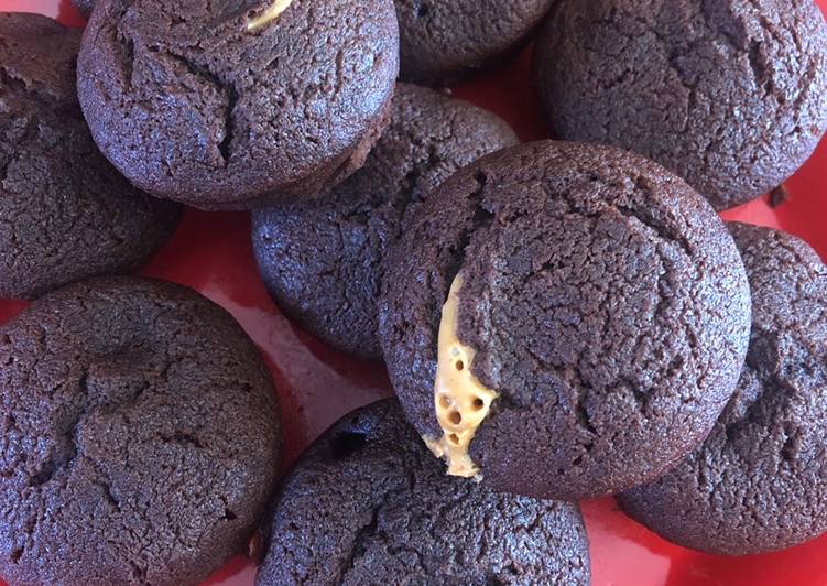 Kakaós-mogyoróvajas muffin