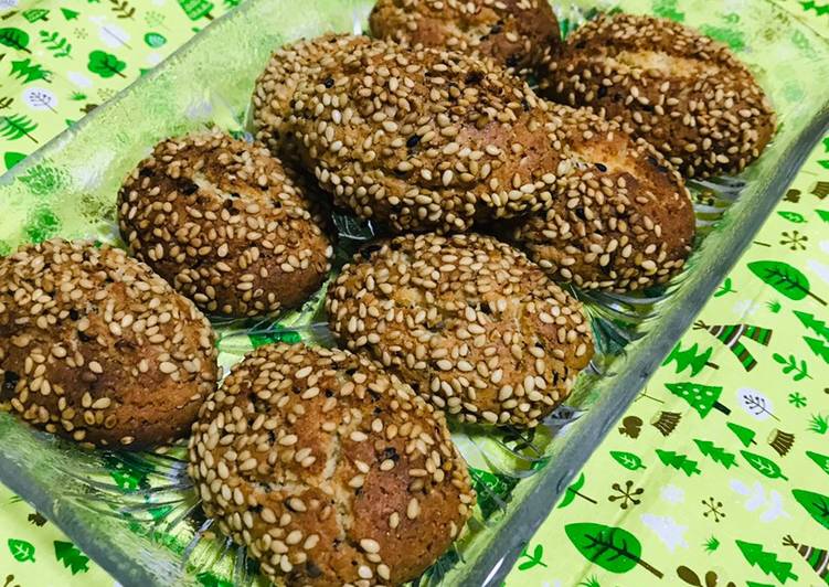 Simple Way to Make Perfect Sesame cookies