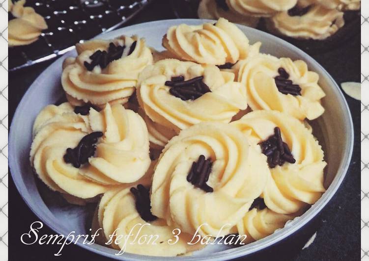 Langkah Mudah untuk Menyiapkan Semprit Teflon 3 bahan #BikinRamadanBerkesan, Enak Banget