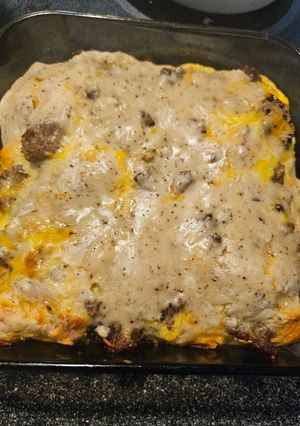 A picture of Breakfast Sausage Casserole.
