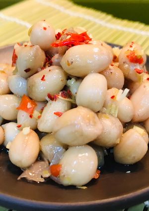 Hình của món Đậu phộng (lạc) khô rim sả ớt.