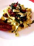 Tagliatelle con Peperoni Cruschi e Cicoriella