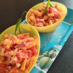 A picture of Kurkure bhel.