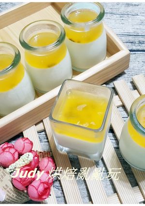 百香義式鮮奶酪 的食譜成品照片