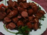 Fried beef smokies
