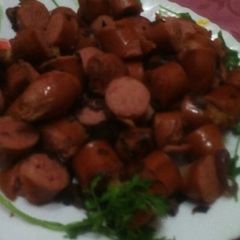 A picture of Fried beef smokies.