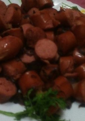 A picture of Fried beef smokies.
