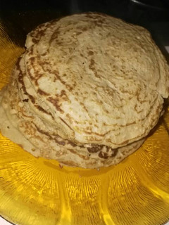 Una foto de Panqueque de avena y guineo