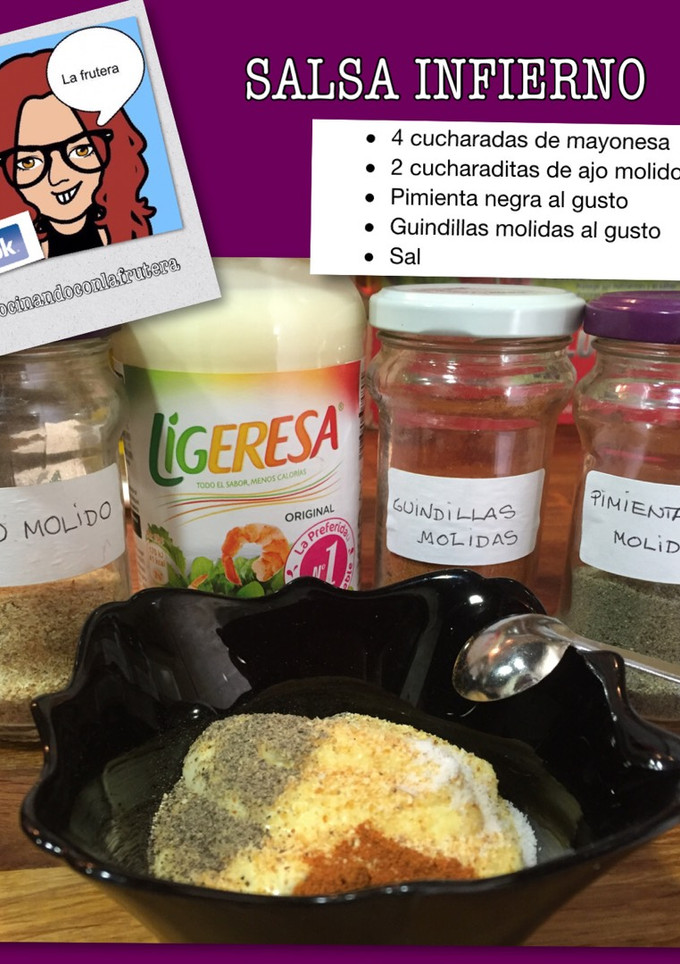 Una foto de Salsa infierno