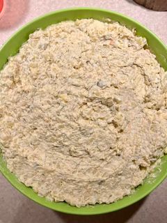 عکسی از دستور سالاد الویه برای ۴۰-۵۰ نفر