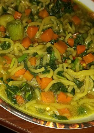 Vegetables noodles 🍜 ainihin hoton girkin