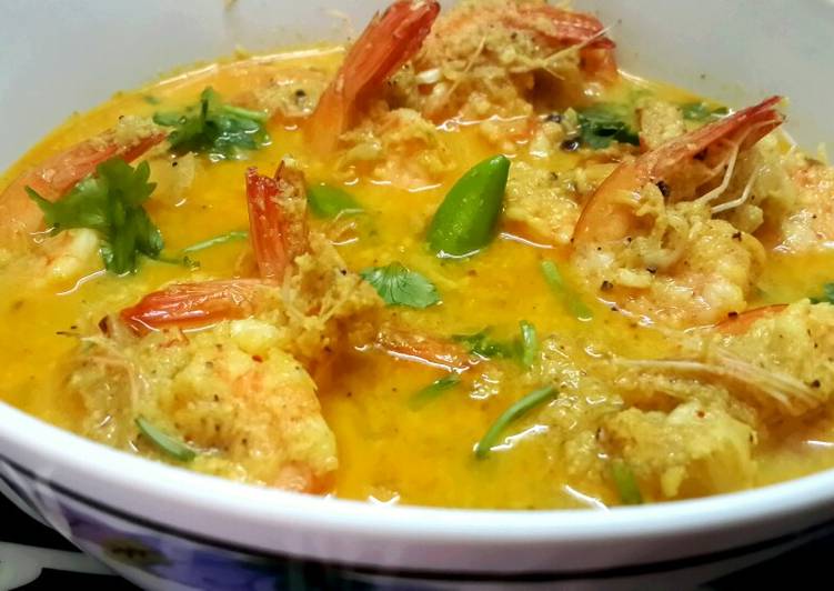 Recipe of Speedy Prawn Malai Korma