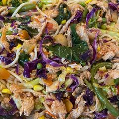 A picture of Chicken Julian stir fry : Veg meal.