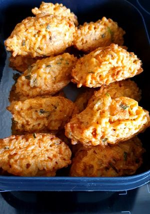 Una foto de Buñuelos de arroz especiados