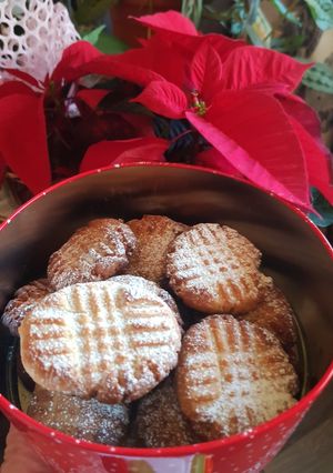 O poză a rețetei Biscuiti de post cu migdale!.