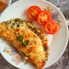 Masala Cheese Omelette A picture of Masala Cheese Omelette.