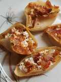 Conchiglioni de ricota y jamón