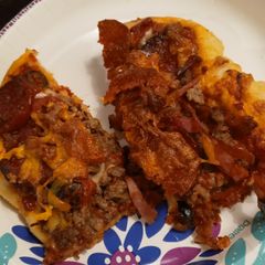 A picture of Funtime Pizza with the Grandkids.