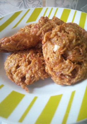 A picture of Grated fried yam.