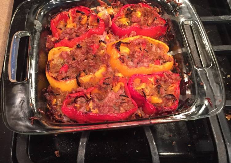 Recipe of Award-winning Cara&#39;s stuffed bell peppers