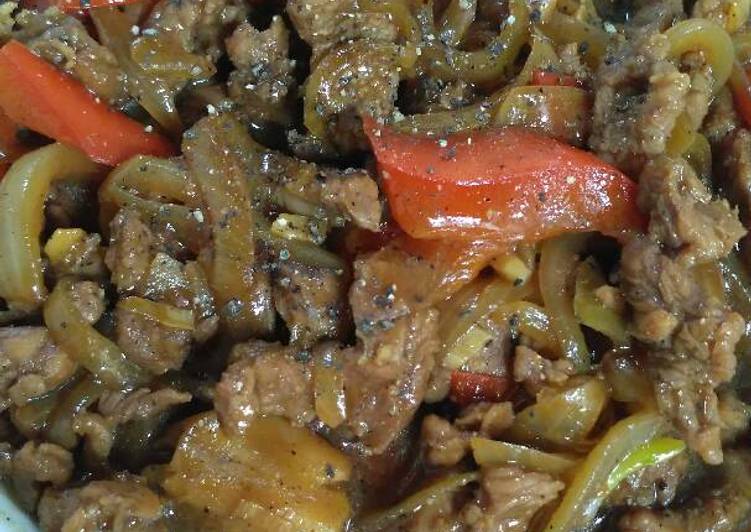 Beef Teriyaki Lada Hitam #kitaBerbagi