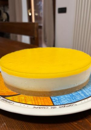 Foto di Cheesecake alla Vaniglia con Gelée al Mango🥧🥭