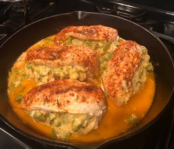 Easy Fast Cooking Broccoli Cheddar Stuffed Chicken Breast Delicious Simple